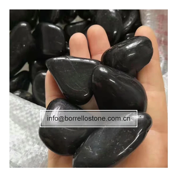 polished stone for foot massage mat pebble mat