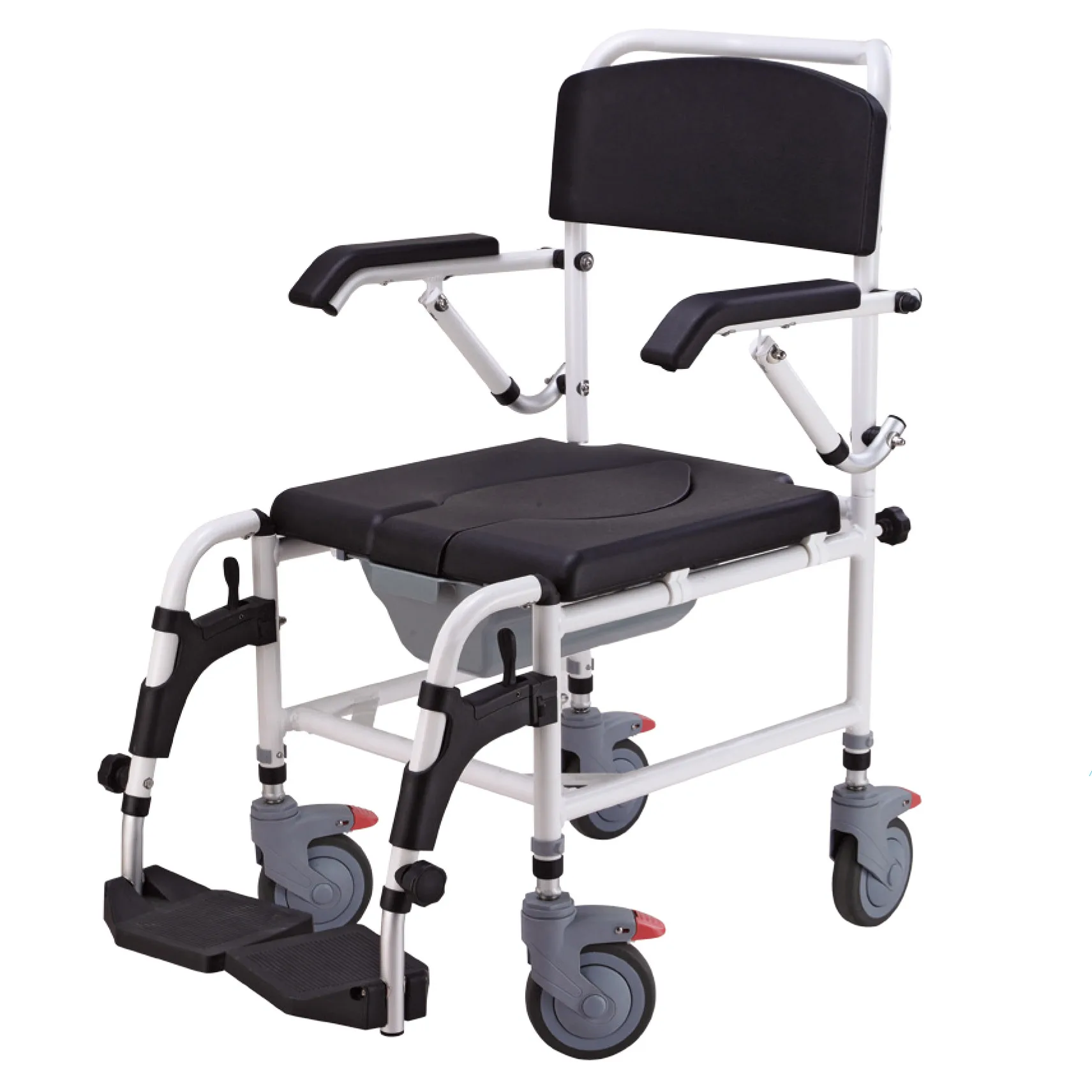 Wholesale high quality manual wheelchair elderly and disabled bathroom shower toilet chair