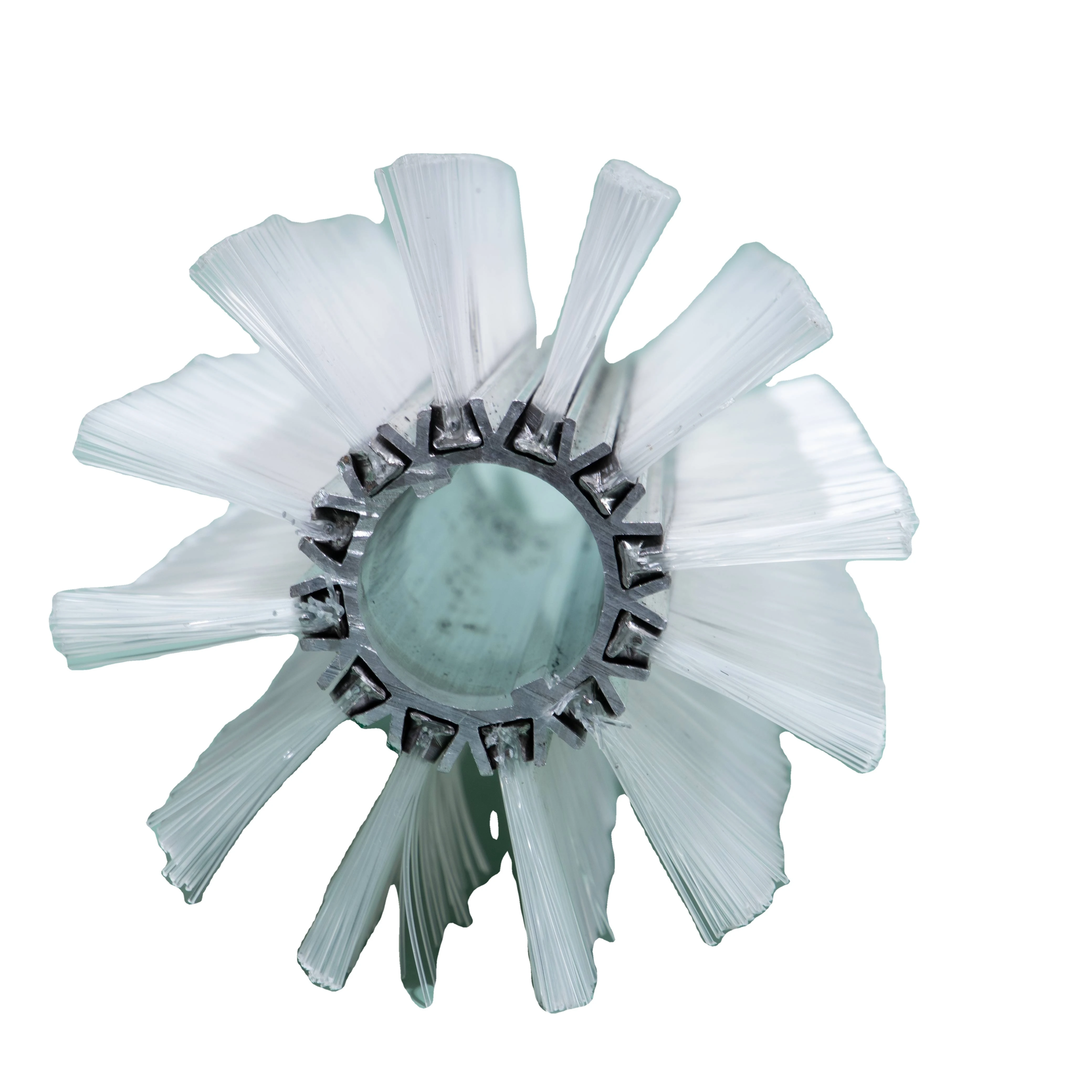 Oem Odm Wholesale Long Spiral Solar Panel Roller Brush Nylon Brush Solar Panel Cleaning Rotating Brush