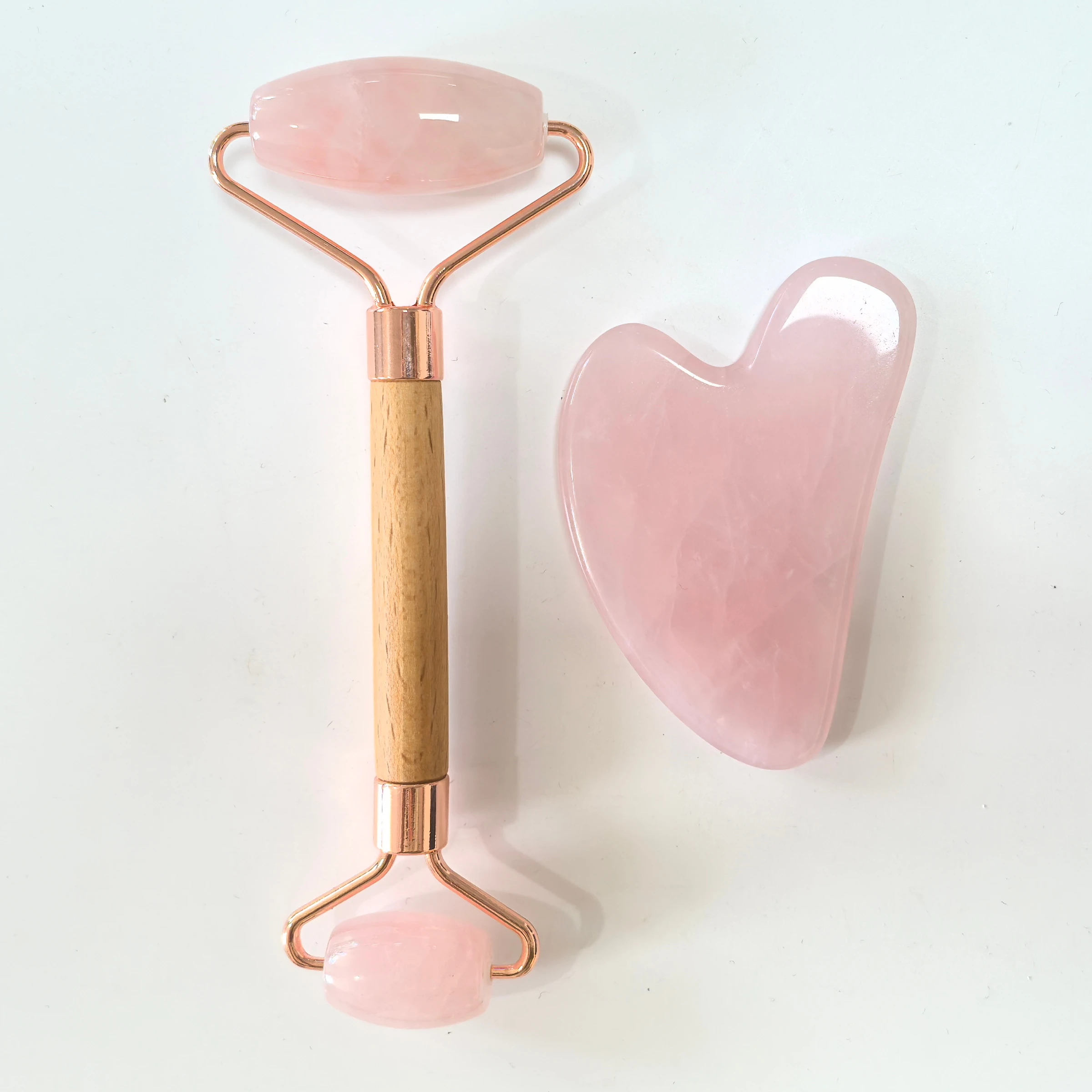 Hot Selling Roller Jade Massage Portable Neck Cervical Facial Massager Hand Hold Jade Body Massage Pink Green Yellow