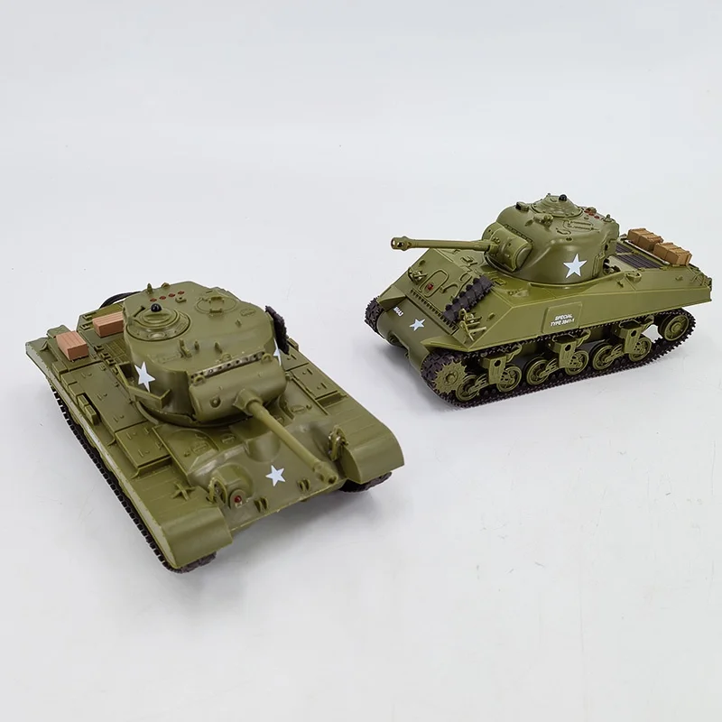 RC Tank 1:30 US Sherman M4A3 Pershing M26 Infrared Battle Tank Combat Fight  Battling Panzer Remote Control Model