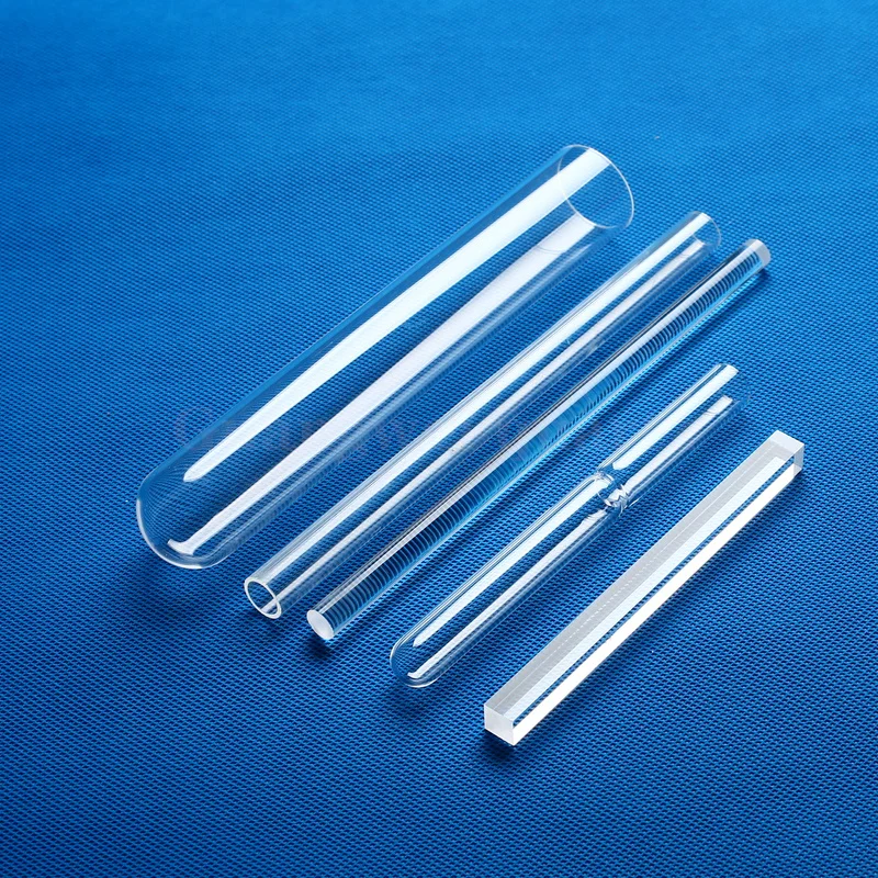 Fused quartz high temperature high purity transparent quartz tube