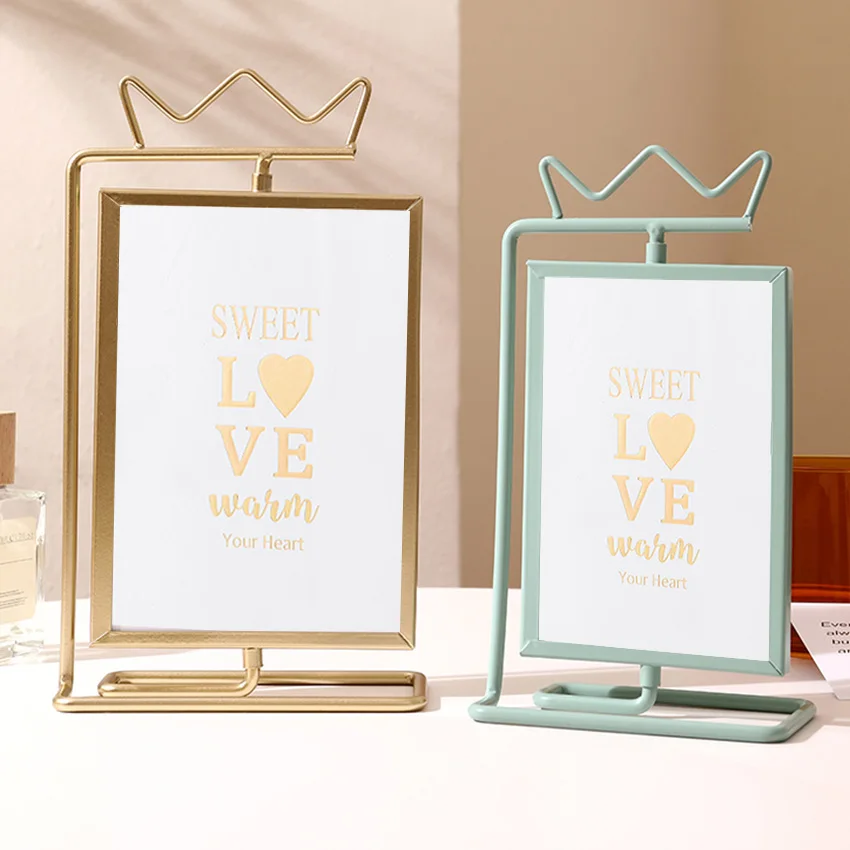 Metal 4x6 Glass Photo Frame A4 Picture Frames Photo Albums Accessories Botanical Specimen Holder Display Stand