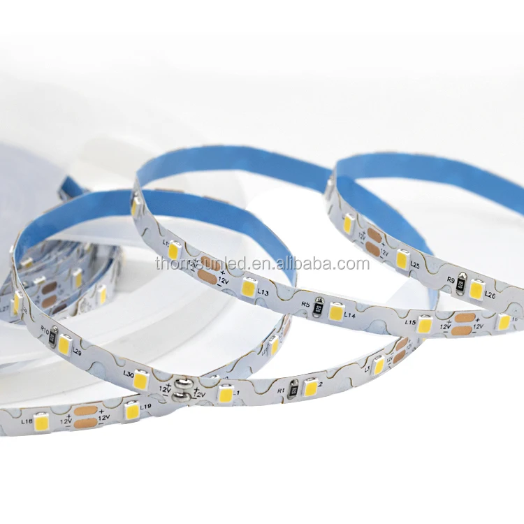 
drop ship 8mm SMD2835 S shape led flexible strip light 60led dc12v led light 