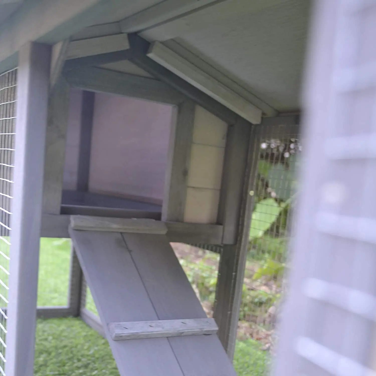 Large Outdoor Raised Wood Rabbit Hutch Animal Enclosure For Run Bunny Cage