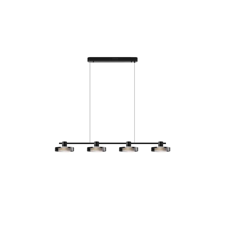 2024 Modern glass Living Room Hotel Home decoration new 4 Light Sources design pendant lamp dining chandelier LED pendant light