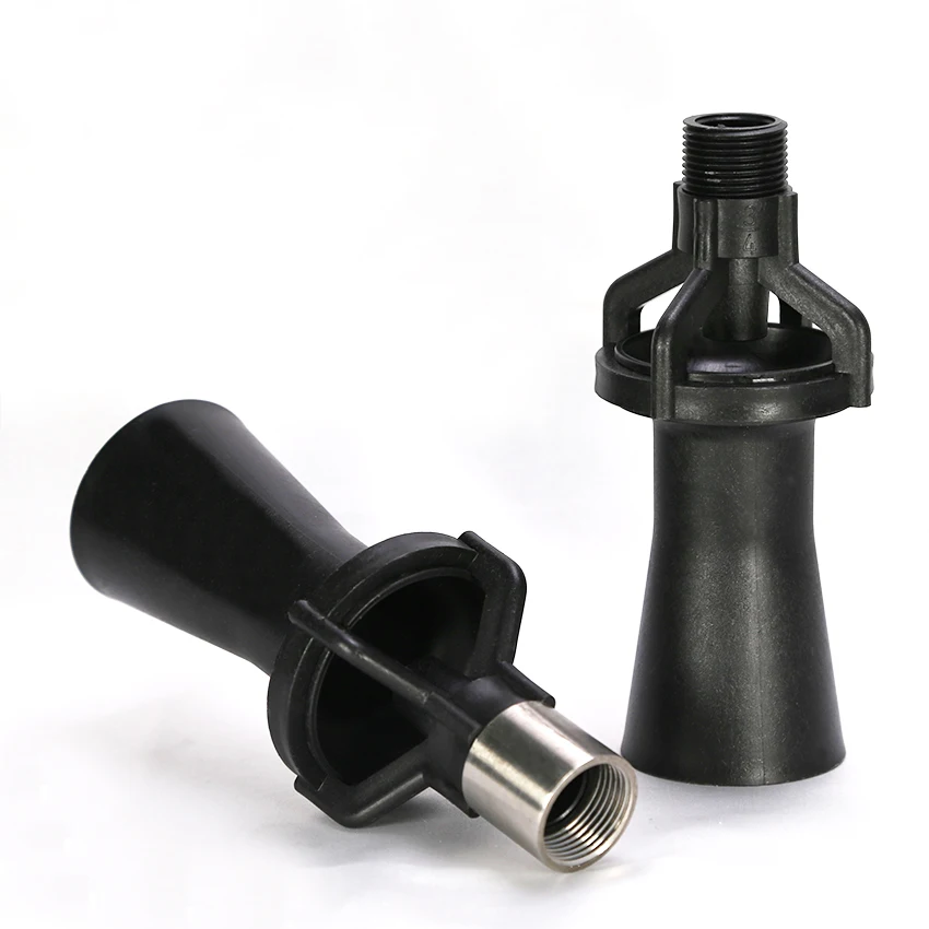 High Quality Venturi Nozzle, Plastic PP PVDF Liquid Water Mix Venturi Eductor Nozzle