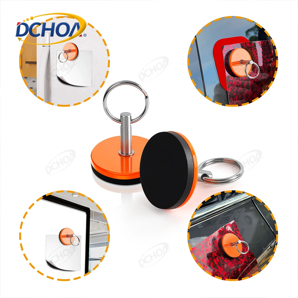 DCHOA Vehicle Vinyl Wrap Magnets for Wrapping with pull Ring Car Window Tint Position Tools