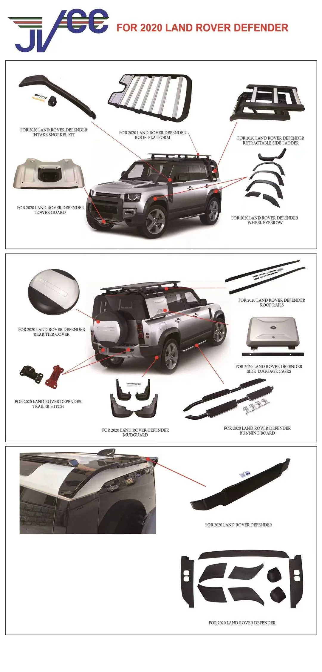 roof rack  luggage rack for Land Rover Defender 110  90 black