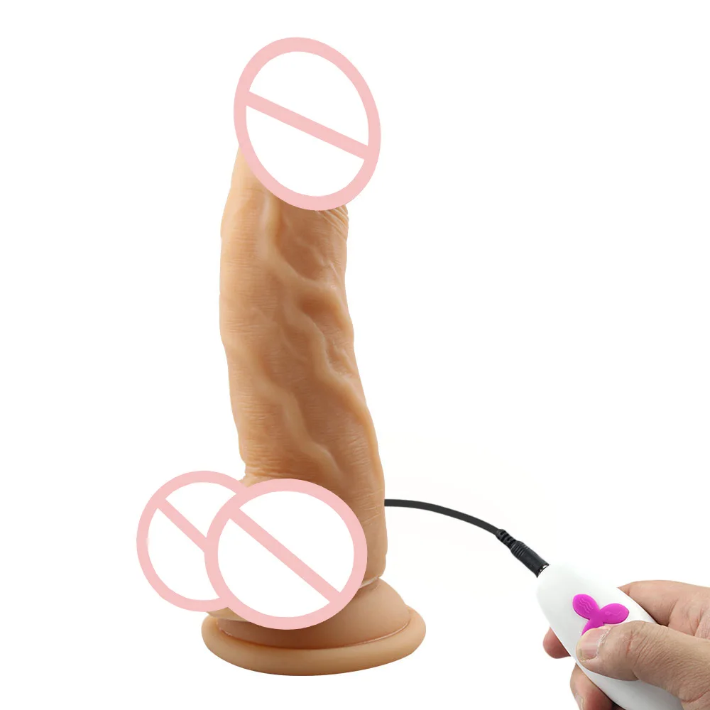 Realistic Dildo Powerful Vibrator Sex Toys for Women silicone dildo Rotating vibrating G Spot