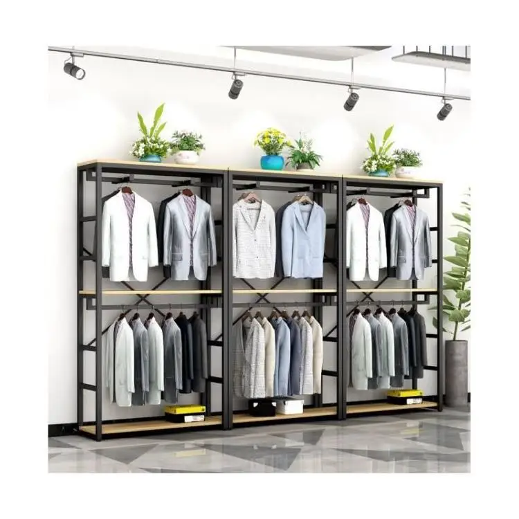 Prima Industrial Clothing Store Display Hangers  Display Showcase For Clothing Store  Mens Modern Display Units