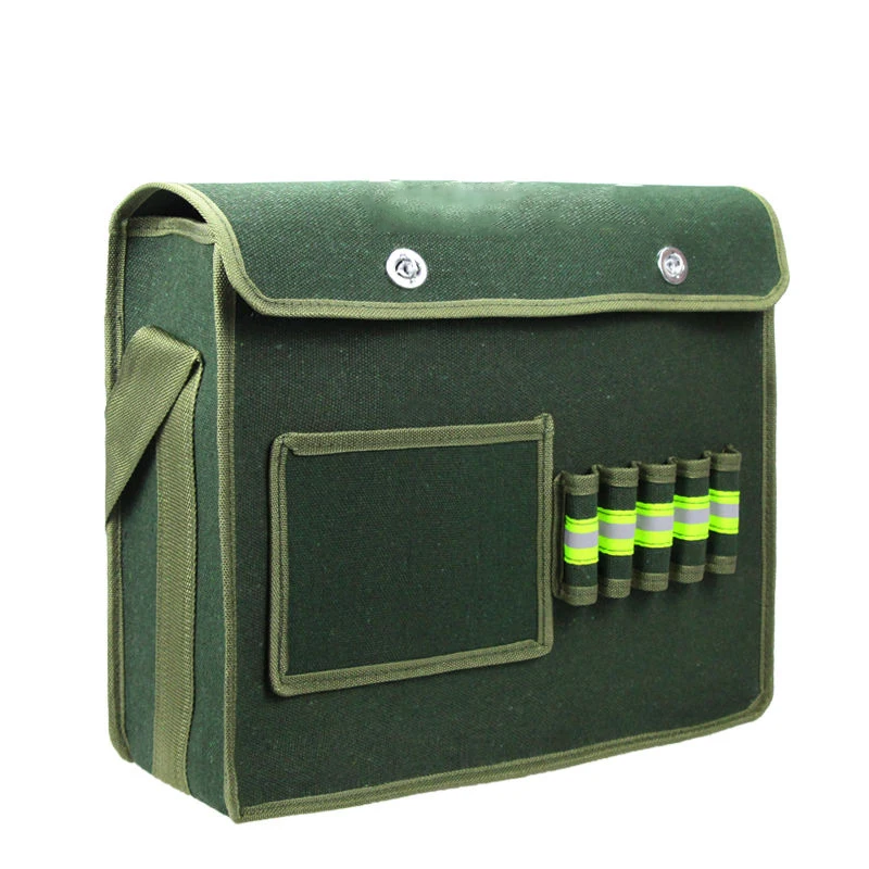 High quality Outdoor Tool Bag Canvas Tote with shoulder heavy duty tool bag
