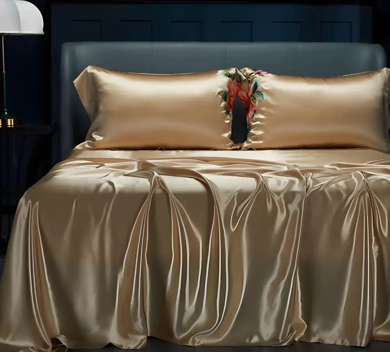 Luxury High Quality 100% Mulberry Silk Bedding Set With Custom Logo Cheap Price