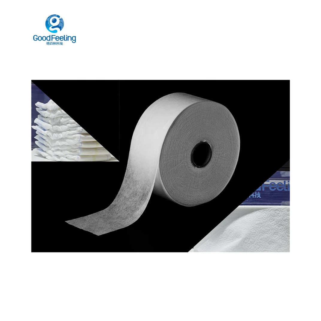 Гидрофильный нетканый материал горячего воздуха, перфорированный тисненый верхний лист для Daipers, нетканый гигиенический материал, фабрика