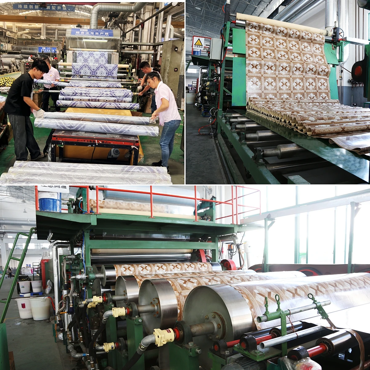 Factory felt back anti-slip vinyl floor sheet roll waterproof linoleum flooring rolls pvc vinyl felt pvc wood flooring mats