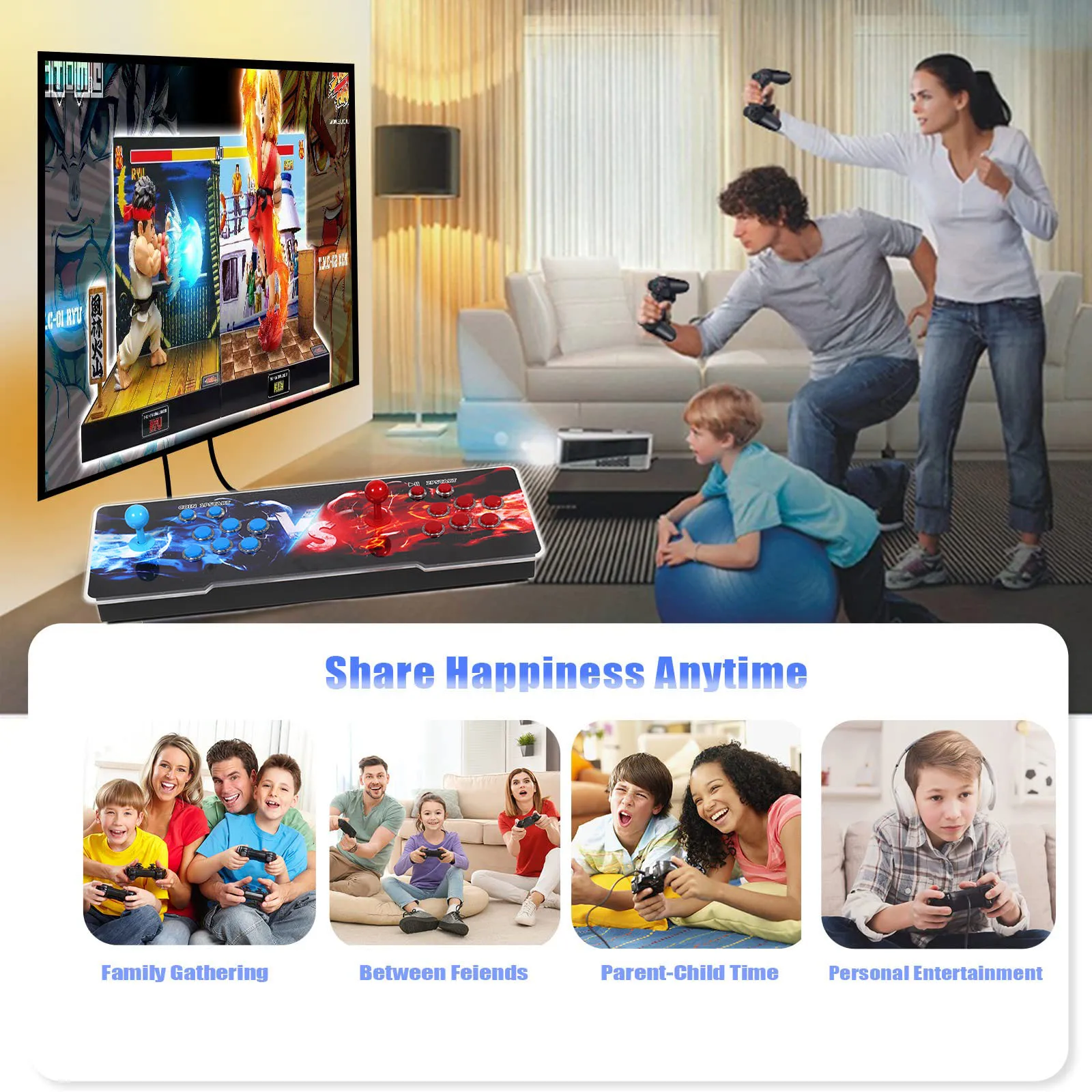 HD аркадная 3D Pandora Box 18S pro 26800 ni 1 WiFi Загружаемая игра Винтажная настольная