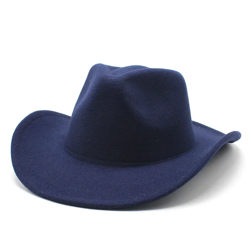 2022 hot selling factory custom blank plain European and American style cowboy hat