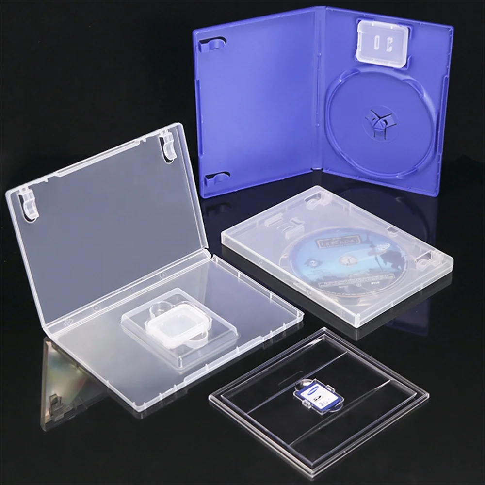 PP Plastic Memory Card Storage Box Clear Multipurpose Display Case Plastic SD TF CF Card Holder Multiple Sizes