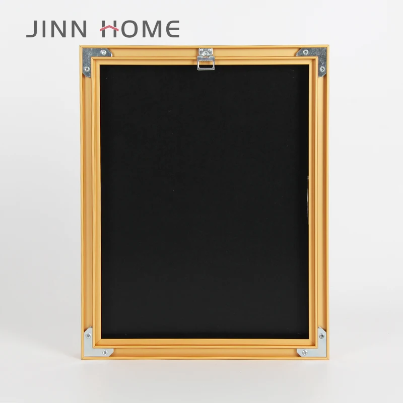 Jinn Home декоративная настенная металлическая фоторамка Золотой плакат художественные Рамки для картин подходят 12x16 дюймов