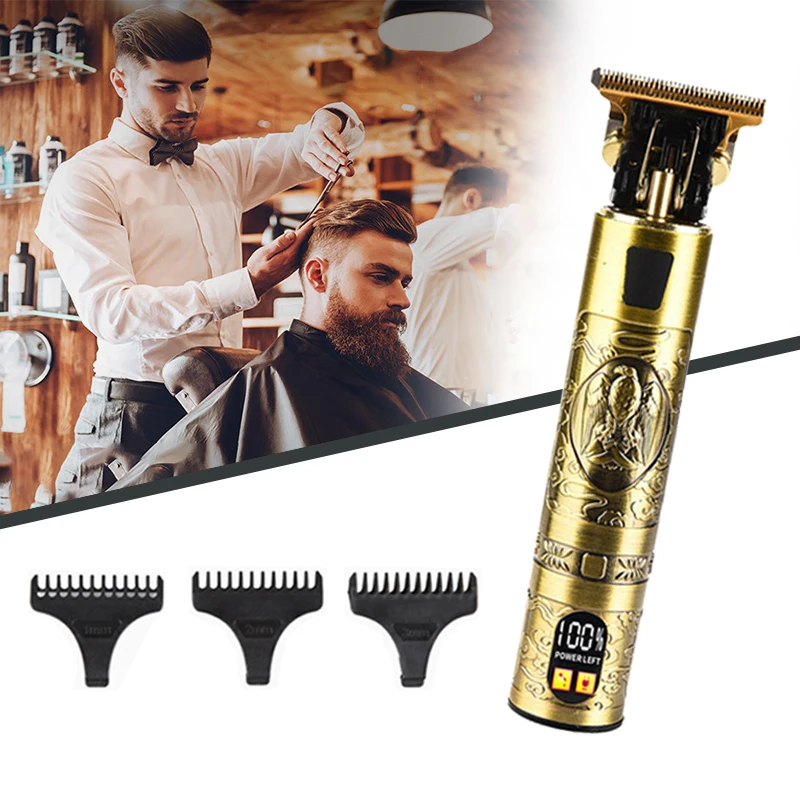 AIWO Low Noise Professional Hair Trimmer Cordless Power Microtouch Personal Shaver Trimmers Electric Hair Cutting Machine