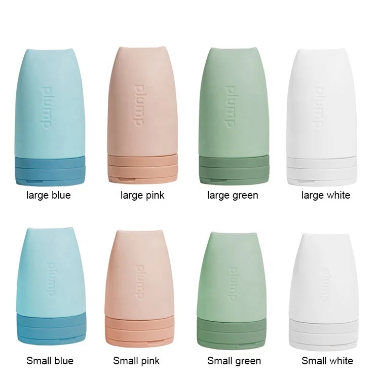 Portable 90ml 60ml Silicone Travel Bottle Set Leak-Proof Squeezable Tubes Shampoo Bottle Customizable Logo Useful Travel