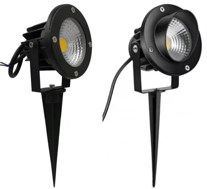 Waterproof spotlights outdoor garden park  spotlight screen wall pillar lights lawn COB lighting trees