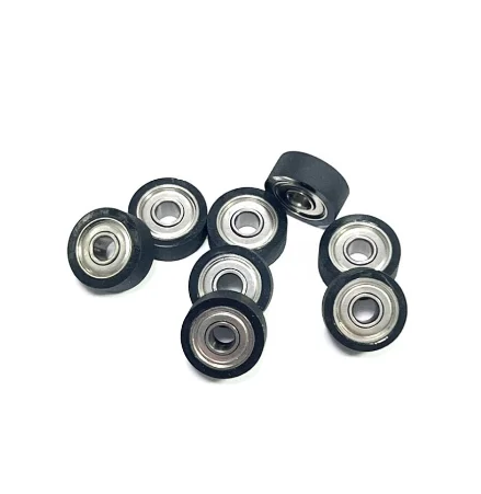 Non-standard 684ZZ 4 * 11 * 4 rubber-coated bearings rubber-coated roller wear-Non-standard custom