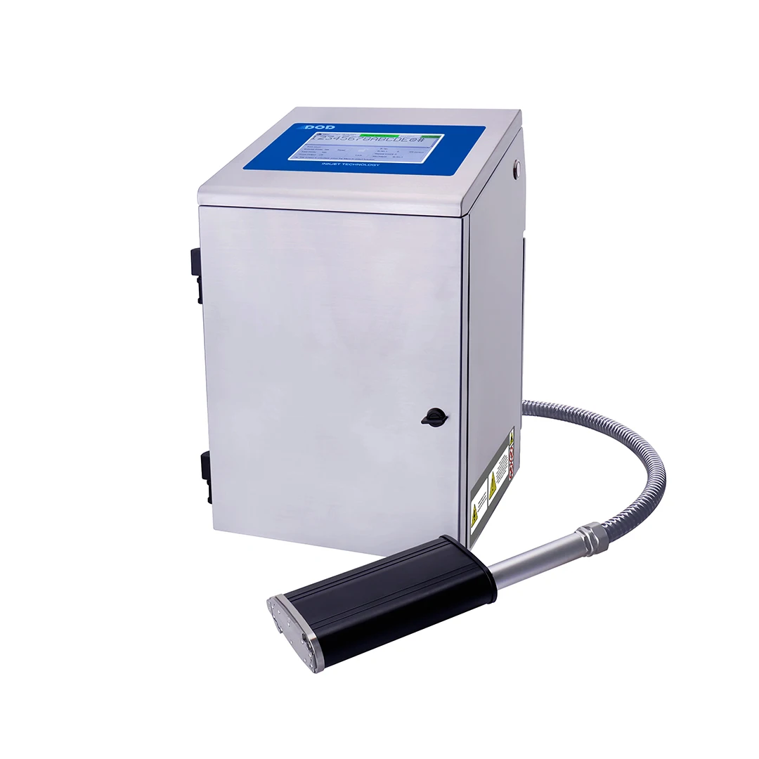 Должно купить DOD струйный принтер с большим характером DOCOD D100 16 точек самоочищающийся пакетный кодировочный станок для доски металлическая трубка камень