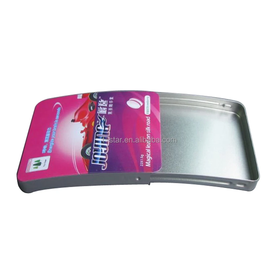New design Metal Sweet Box For chewing gum  Packaging