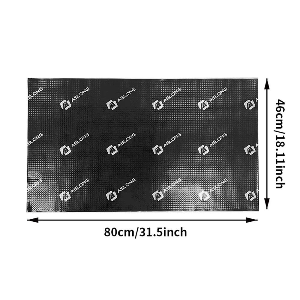 Aslong Product Car Sound Deadener Butyl Rubber Damping Mat Butyl Rubber Shock Absorption Pad