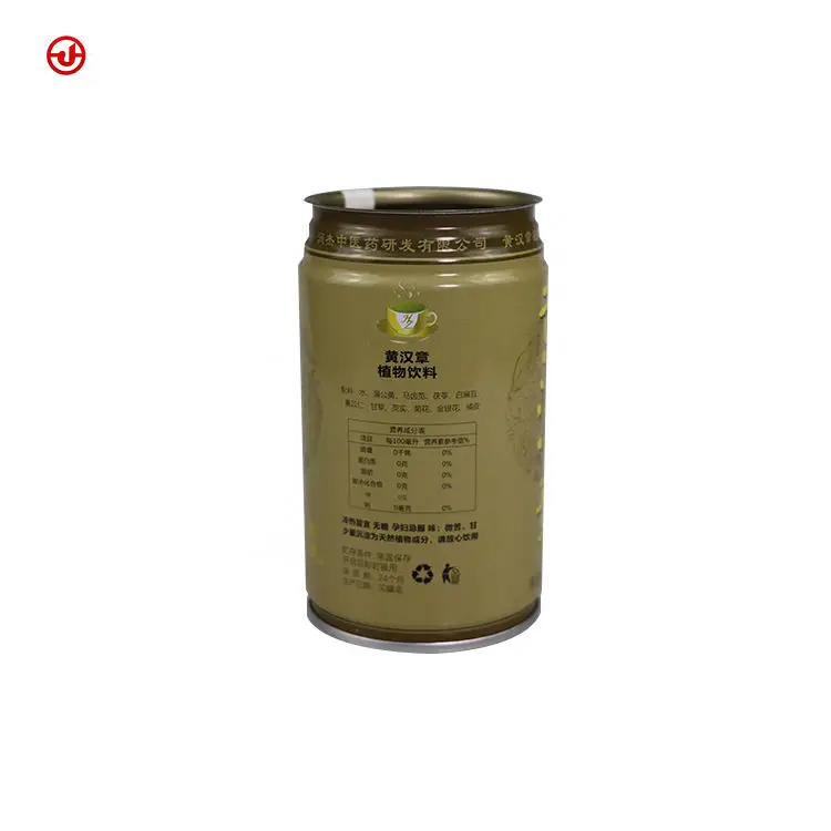 Factory Price Hight Quality 310ml Juice Can Beverage Tin Can Round Open Top Food Tin Cans
