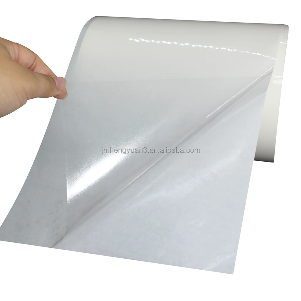 Transparent PP Clear Label Self Adhesive Paper BOPP Polyethylene Sticker Stock PP Label Paper Jumbo Rolls
