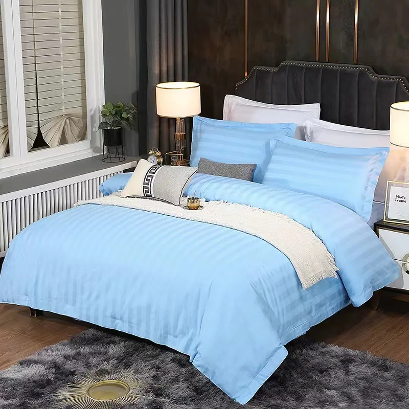 Changxing Jacquard 2cm strip 100 polyester woven Fabric for Bedsheet in Roll & Bale