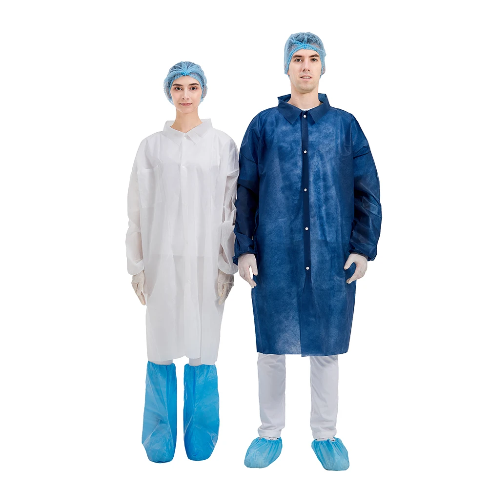 doctor lab coats SMS PP clinic uniform disposable lab coat white disposable laboratory gown Haixin Health CE