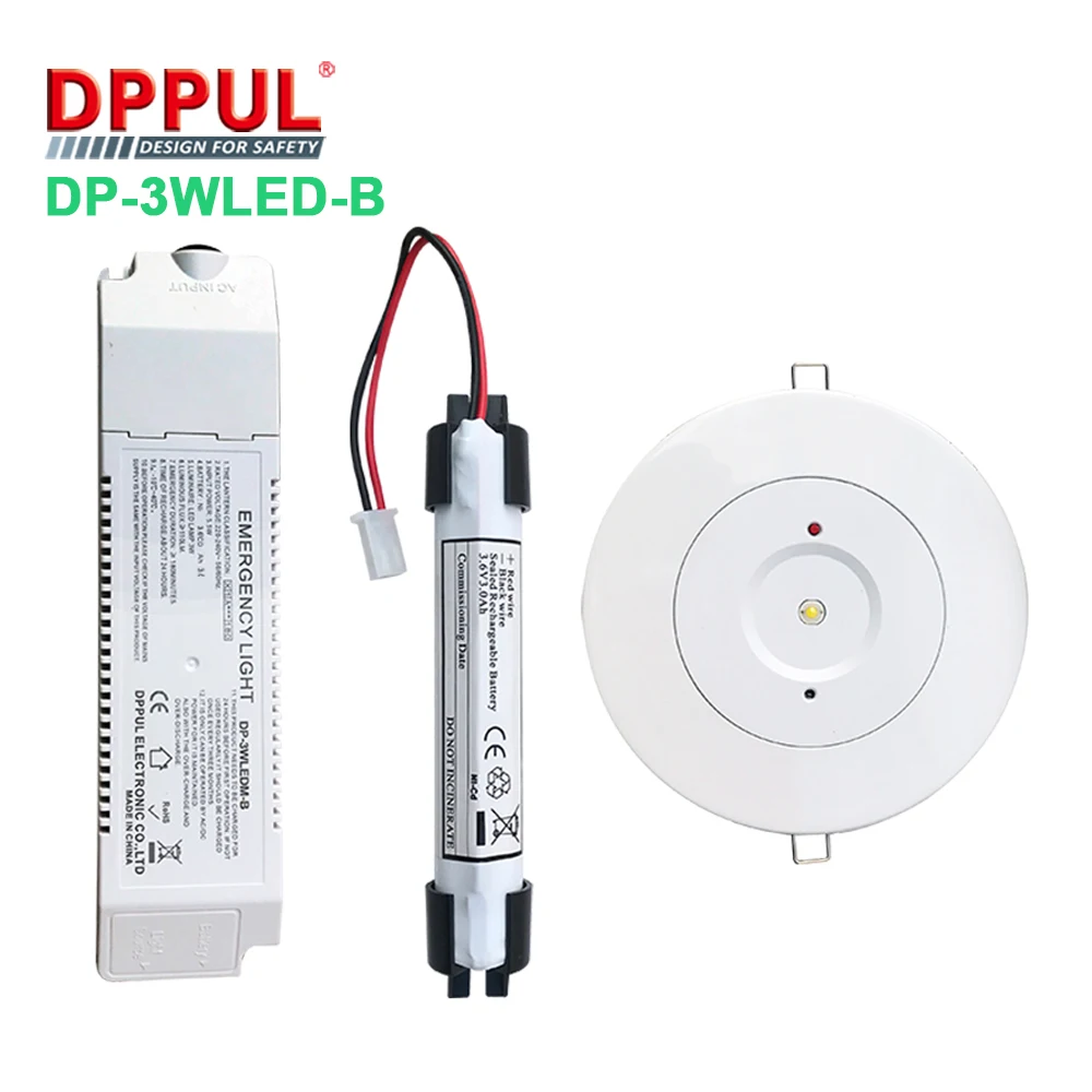  2021 High quality rechargeable recessed downlight led panel light emergency