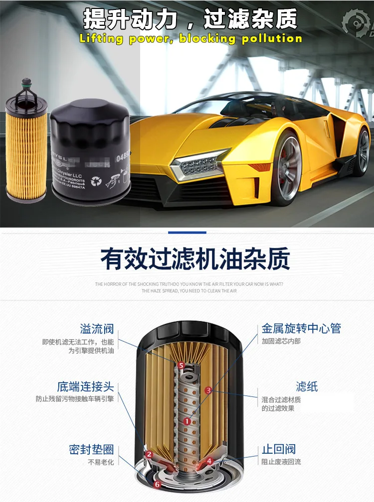 Wholesale suitable for honda oil filter 154000 oil filter honda filter accessories free shipping