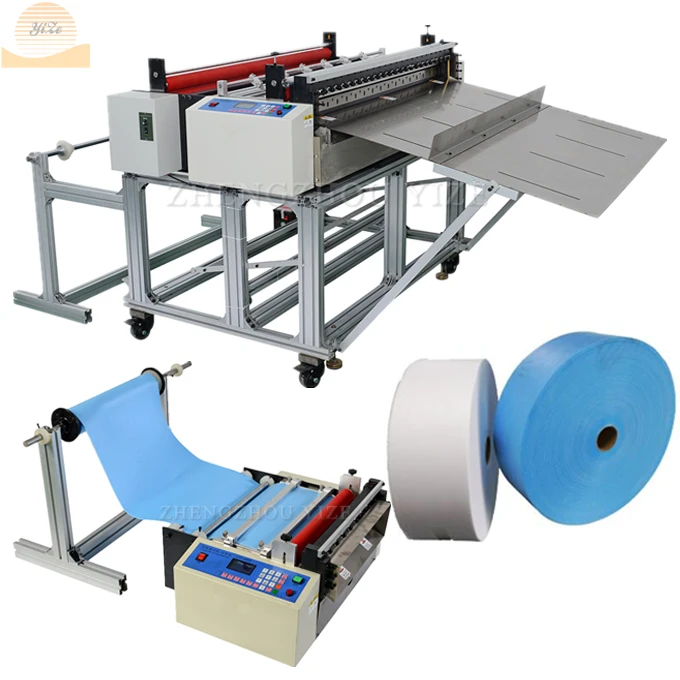 Wallpaper plastic bubble wrap cutter Pvc film roll to sheet cutting machine for fabric leather adhesive mask melt-blown fabric