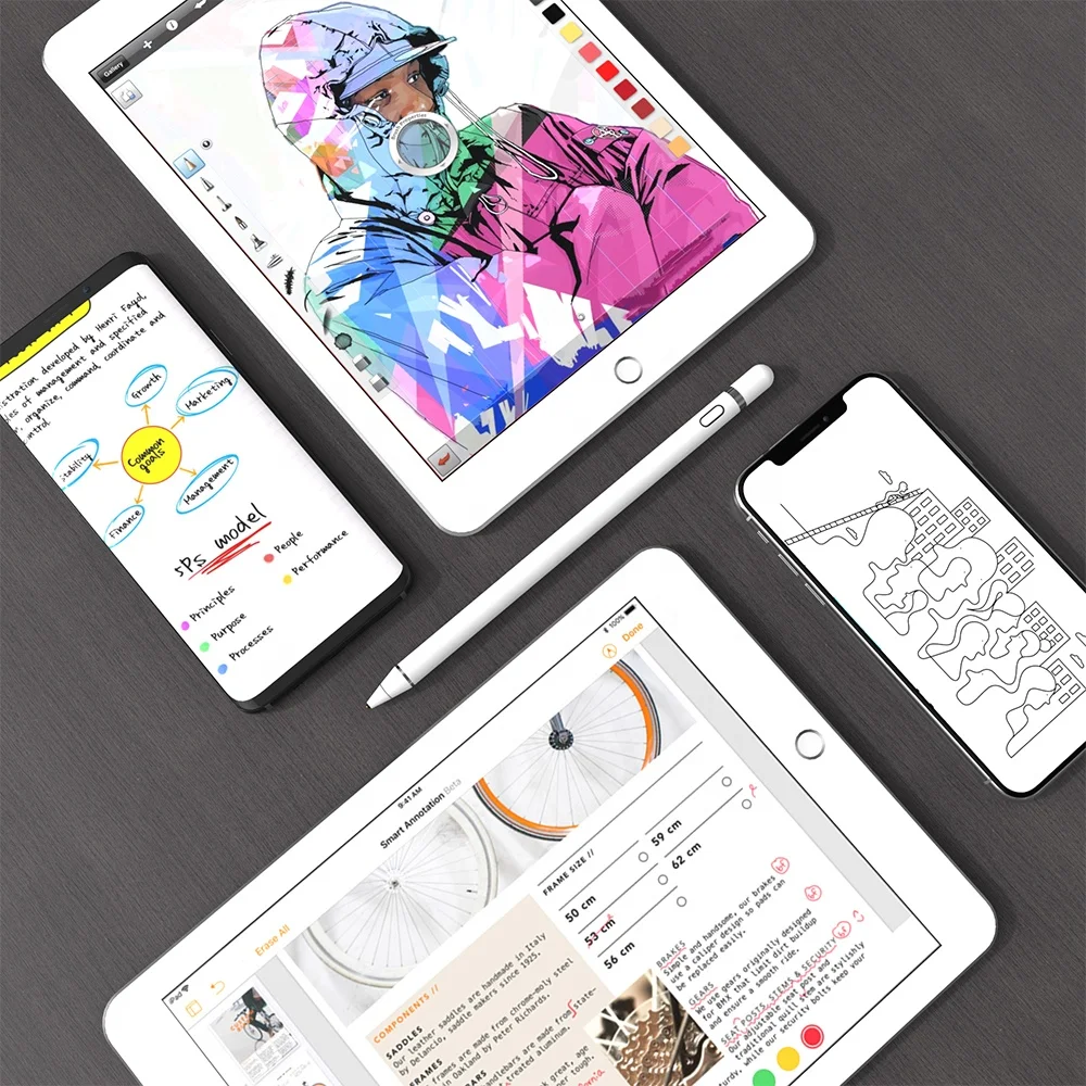 Сигнальный Регулируемый тонкий наконечник планшета стилус для Apple iPad iPhone поверхность Samsung сенсорный экран