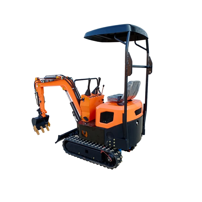 mini excavator india prise 1t china-made mini excavator with canpony