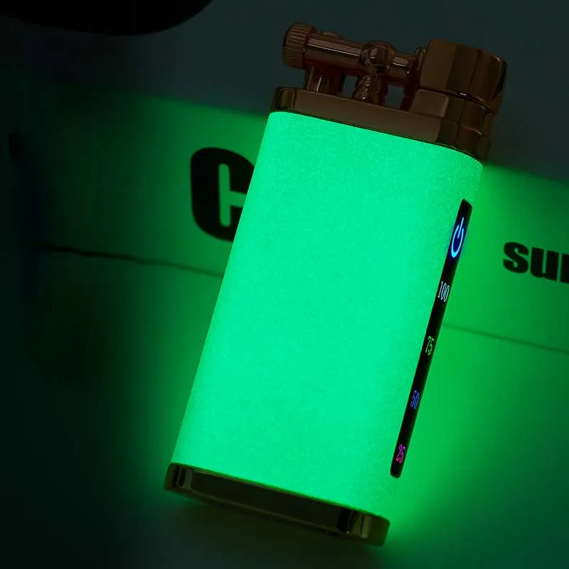 Windproof Rechargeable Dual Arc USB Lighter Induction Personalized High-quality Creative Gift Wholesale