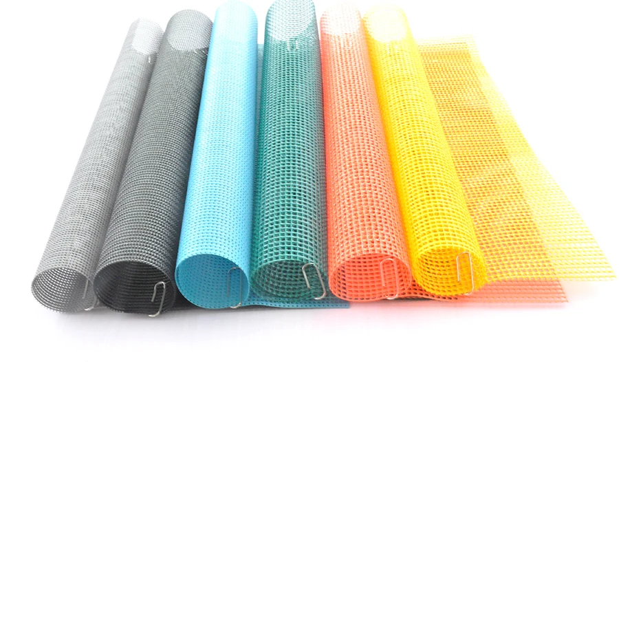 Flame Retardant Pvc Coated Polyester Mesh Fabric High Quality