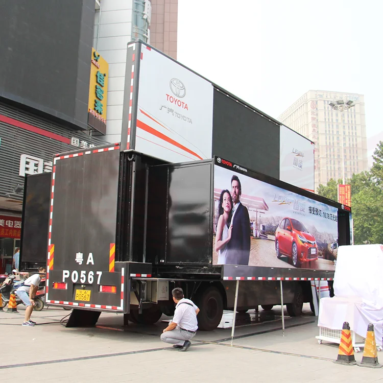 SINOSWAN SR130 Pro Max Mobile Movie theater Truck both sides expandable for huge internal room for mobile movie theater truck