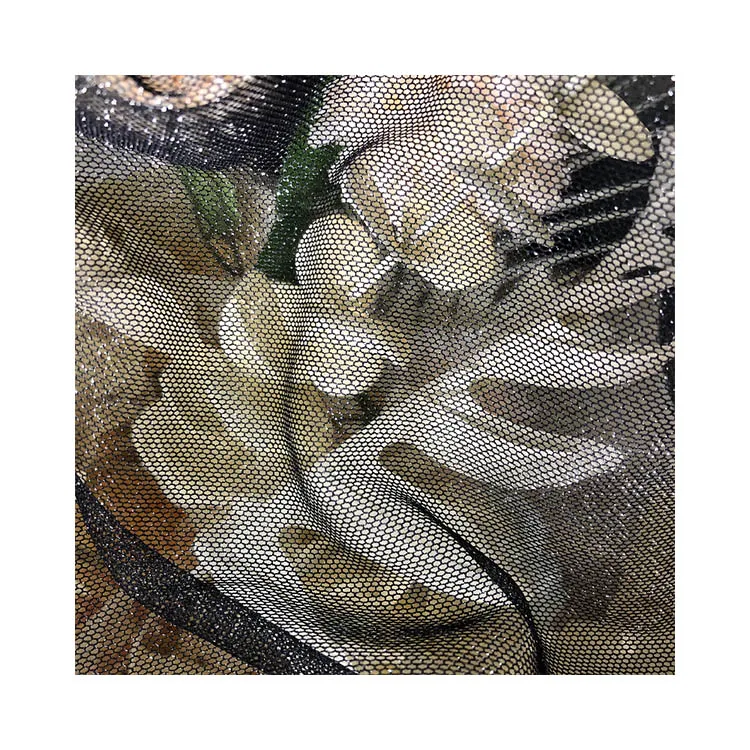 Not Easy To Deform Pull Resistant Wrapping Sequins Net Lace Fabric Sequin