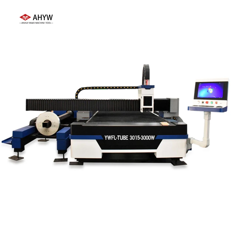 YAWEI fiber laser cutting machine for 4 6 10 20 mm plate and tube stainless steel