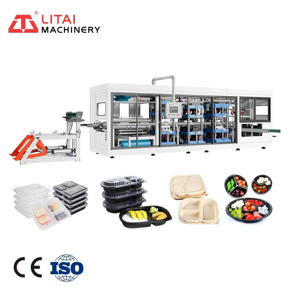 High Speed Plastic And Take Away Food Box Thermoforming Machine
