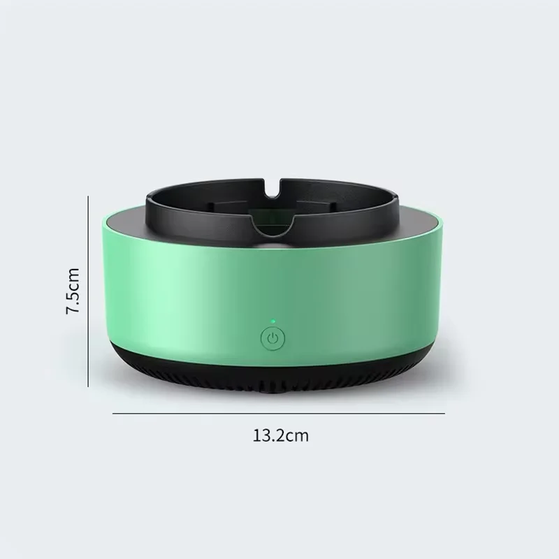 Creative Custom Logo Smart Ashtray Electric Smokeless Ashtray Air Purifier Mini Pocket Car Ashtray with Filter