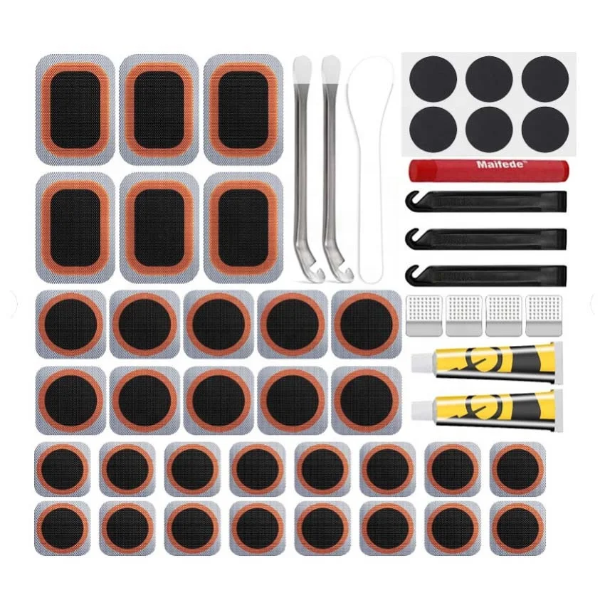 New Image Scooter Bike Emergency Repair Tools Universal Puncture Bike Flat Bicycle Car Scooter Tool Kit Patch Repair Set