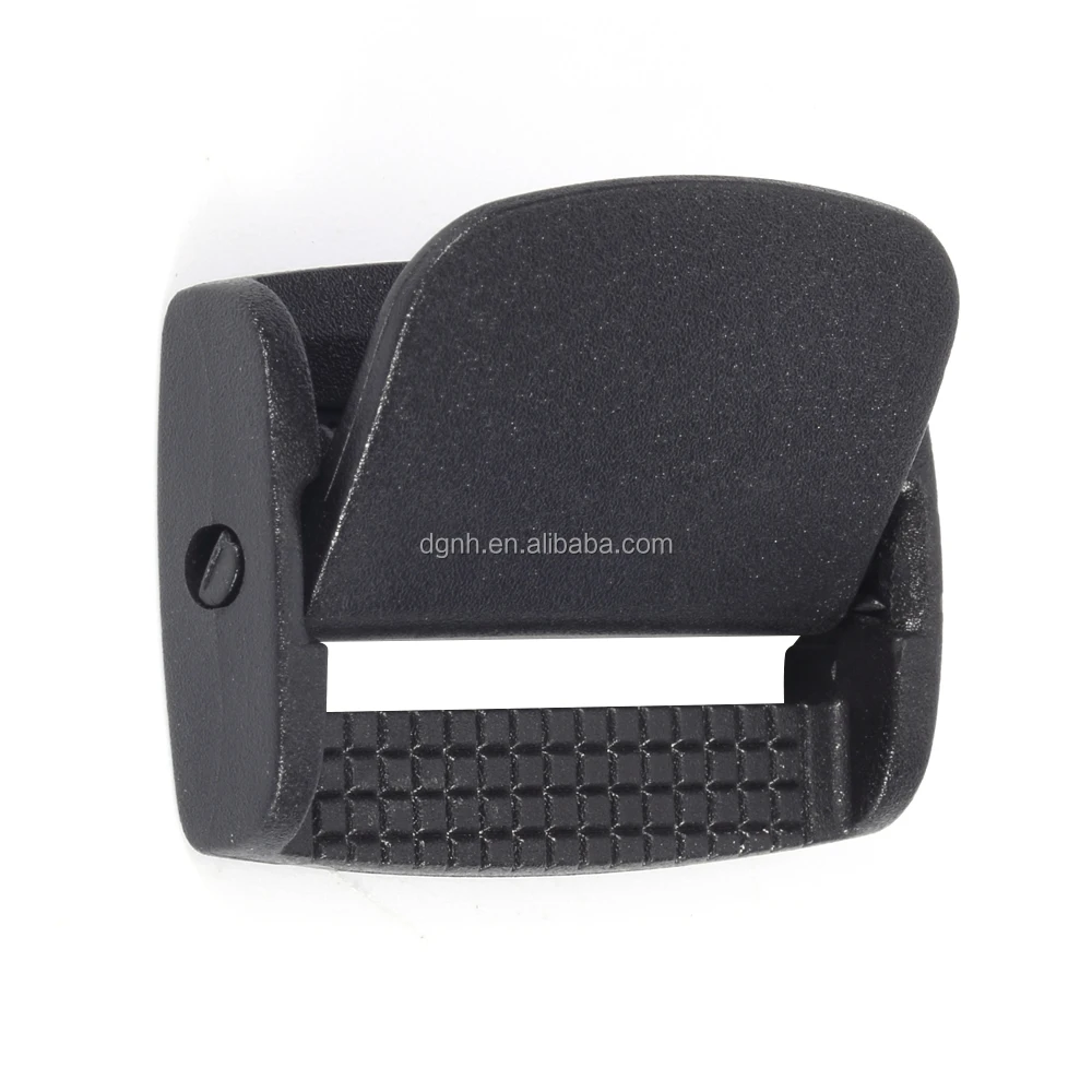 Lock Lever Plastic Cam Buckles Heavy Duty Plastic Black Toggle Clip For Compatible Backpack
