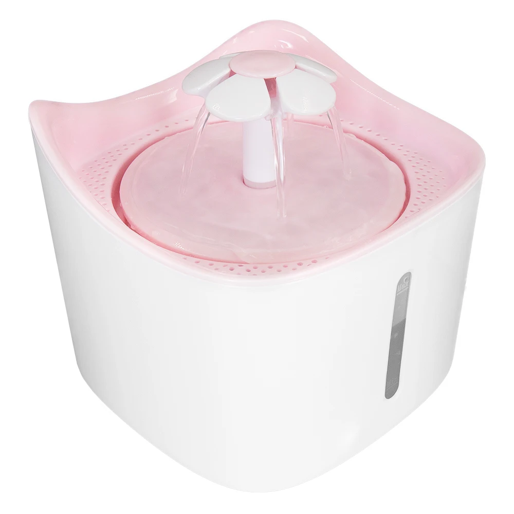 
Pet Products Factory Dog Cat Abs Water Dispenser Automatic Pet Water Fountain With Water Level Indicator 
