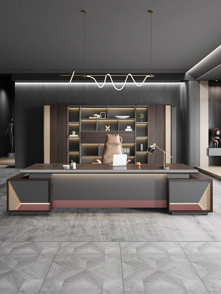 luxury Office furniture office desks set bureau boss desk executive ceo office table escritorios de oficina commercial furniture